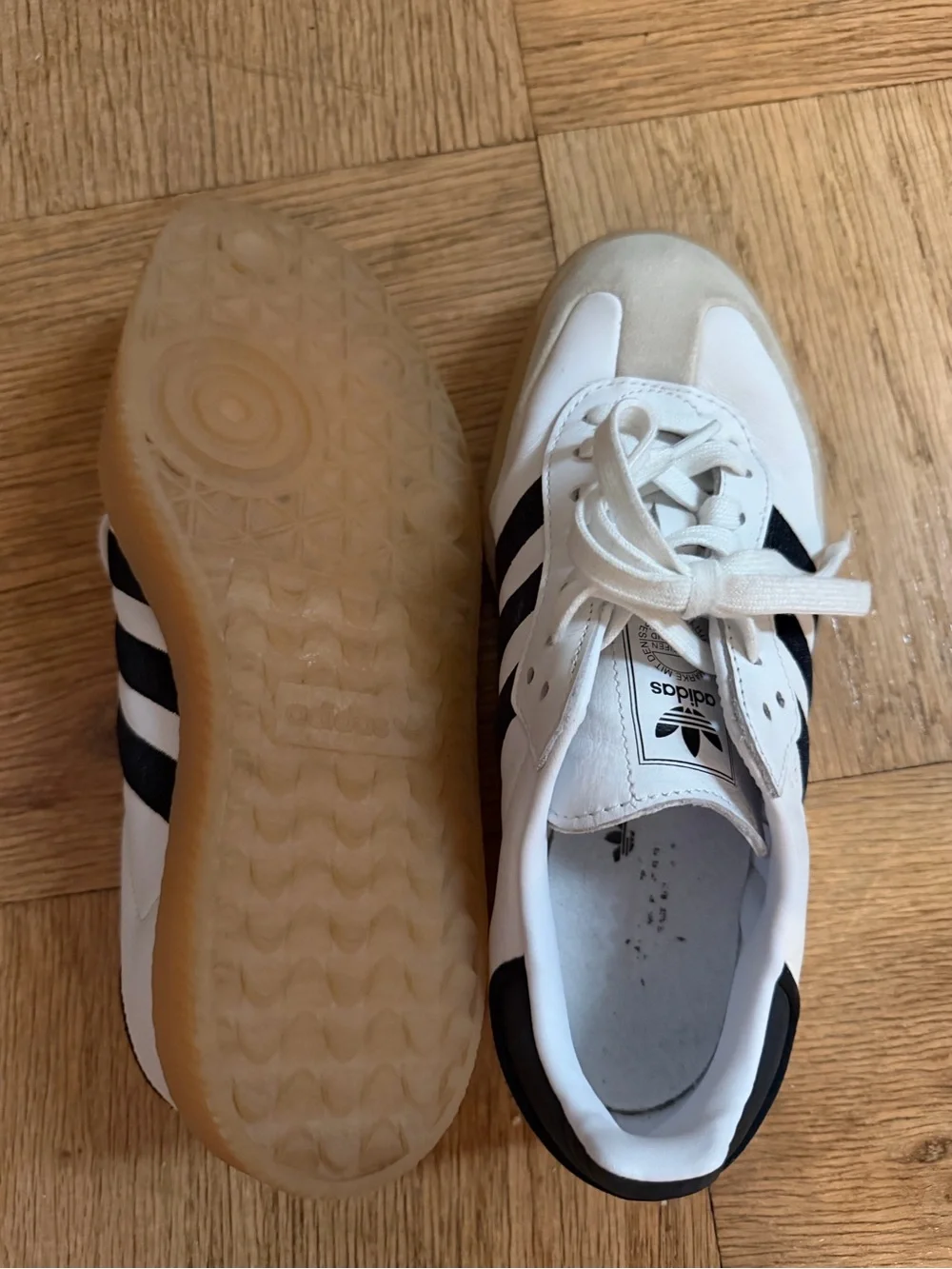 adidas White and Black Classic Sambae
